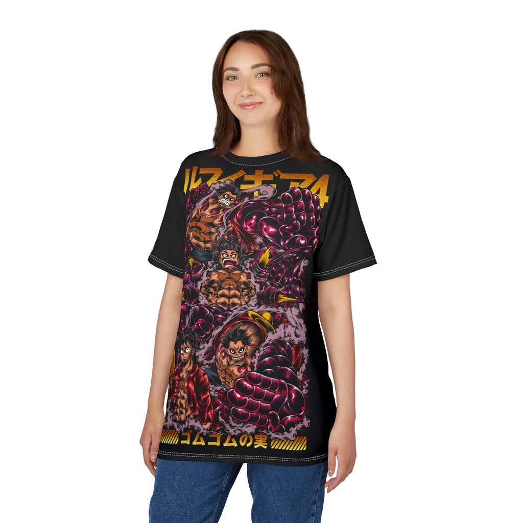 Anime- Pirate Crew Graphic Tee — Bold Japanese Text Design