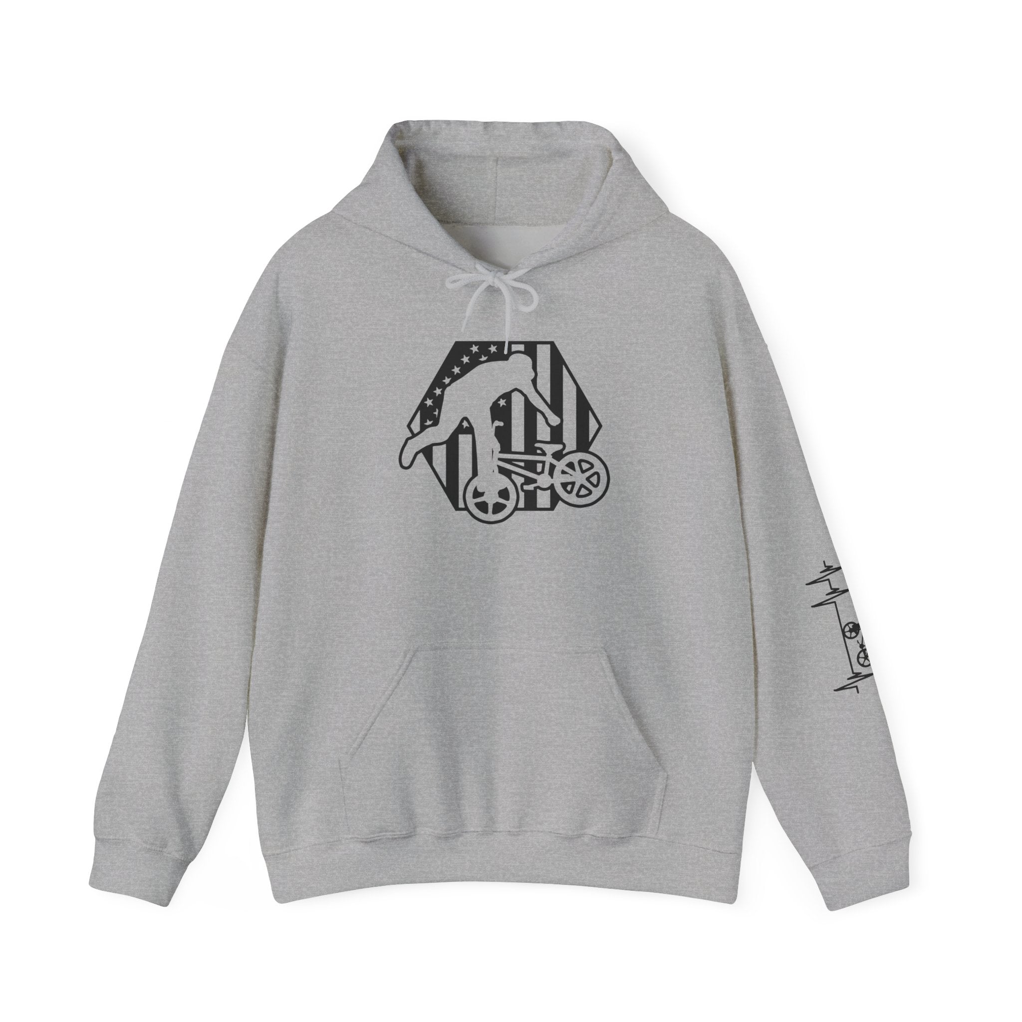 Rad-BMX Is Importanter Hoodie — Funny BMX Rider Sweatshirt