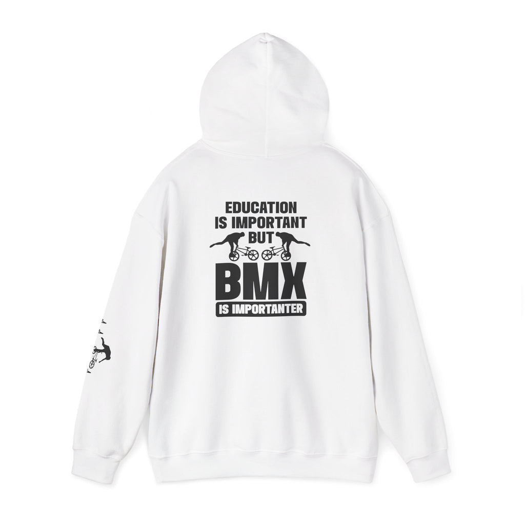Rad-BMX Is Importanter Hoodie — Funny BMX Rider Sweatshirt