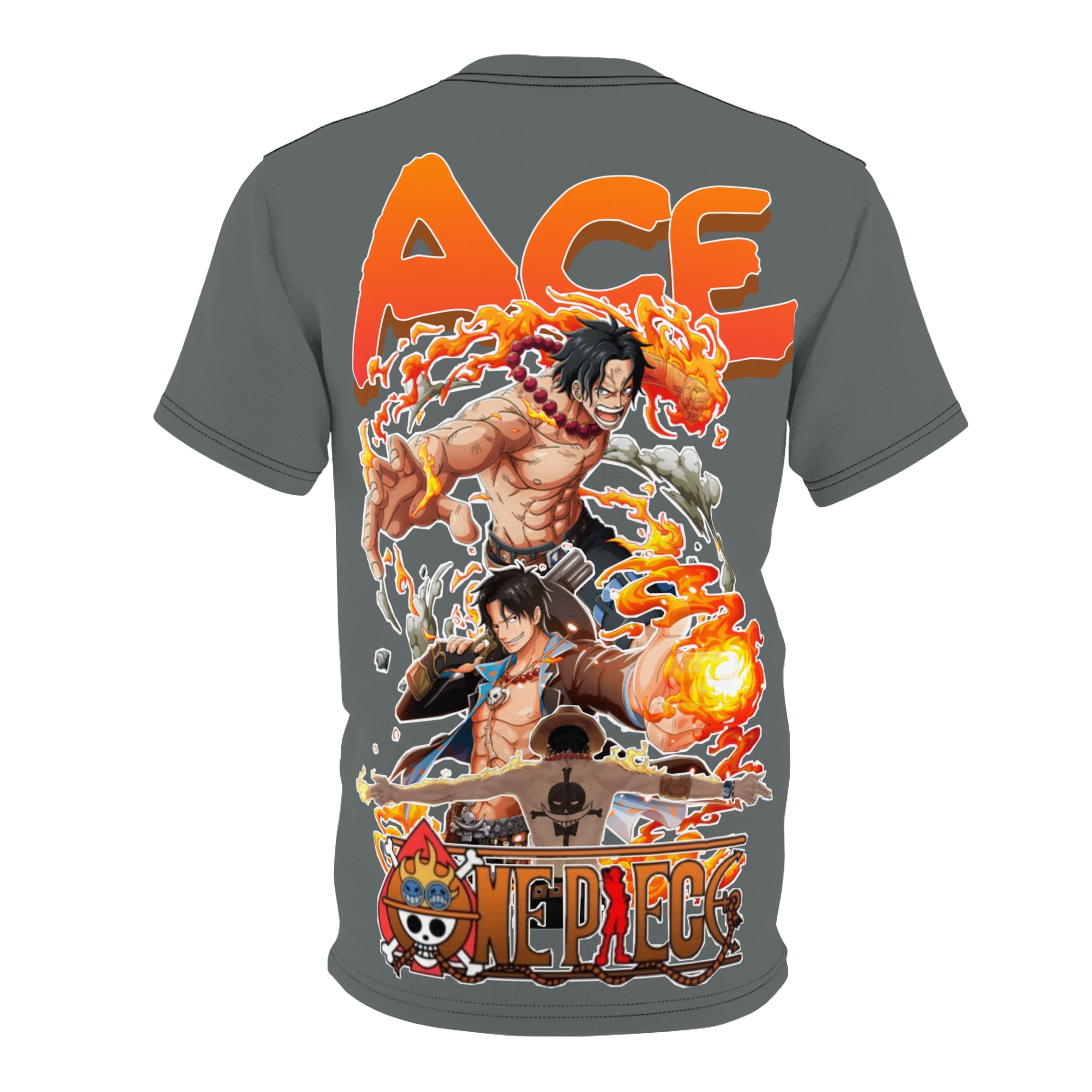 Anime-Ace Flames Graphic Tee