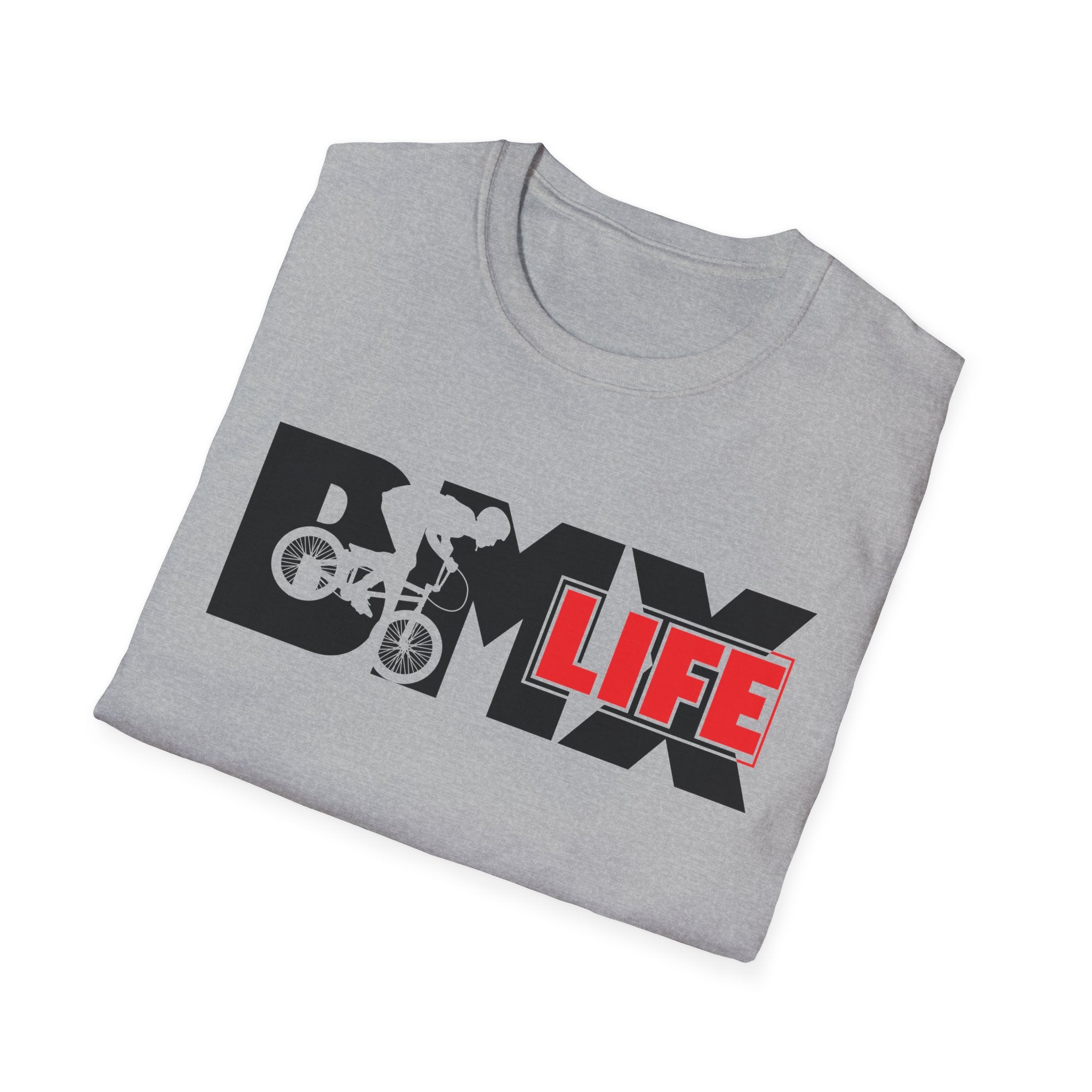 Rad- Life T-Shirt — Motocross Rider Tee with Back Number 33