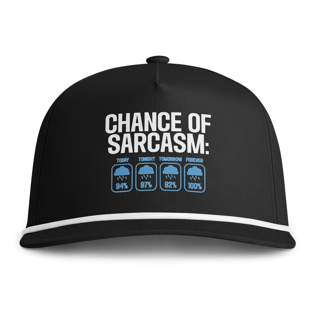 Hat- Rope Cap — Funny Trucker Hat with Mason Jar Icons