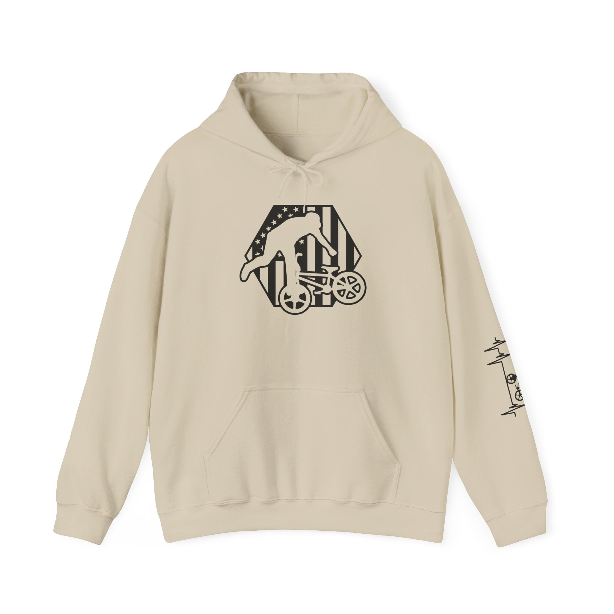 Rad-BMX Is Importanter Hoodie — Funny BMX Rider Sweatshirt