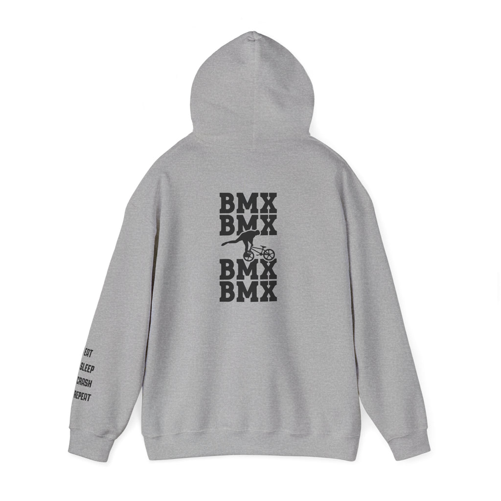 Rad-BMX Rider Hoodie — BMX Stunt Silhouettes Pullover for Riders & Fans