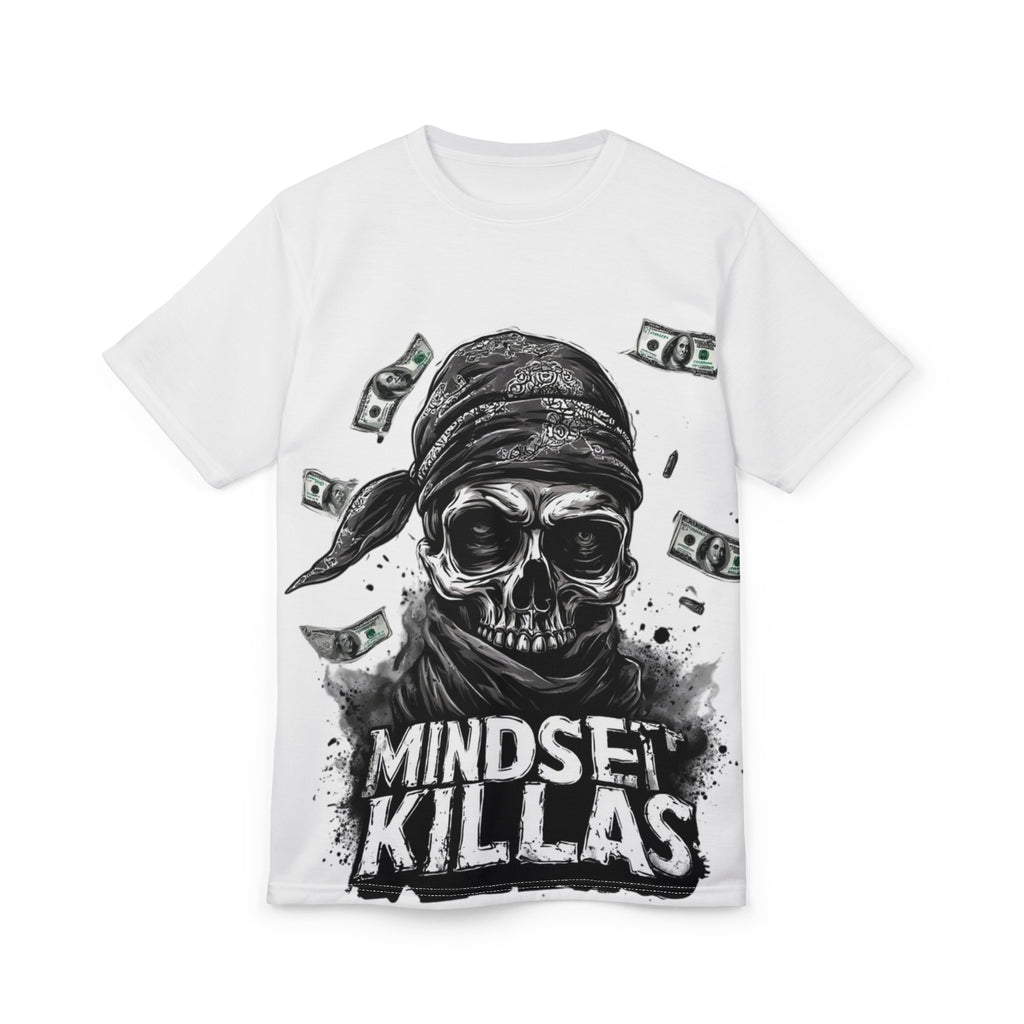 Mindset- Killas Skull Tee — Edgy Skull Graphic T-Shirt