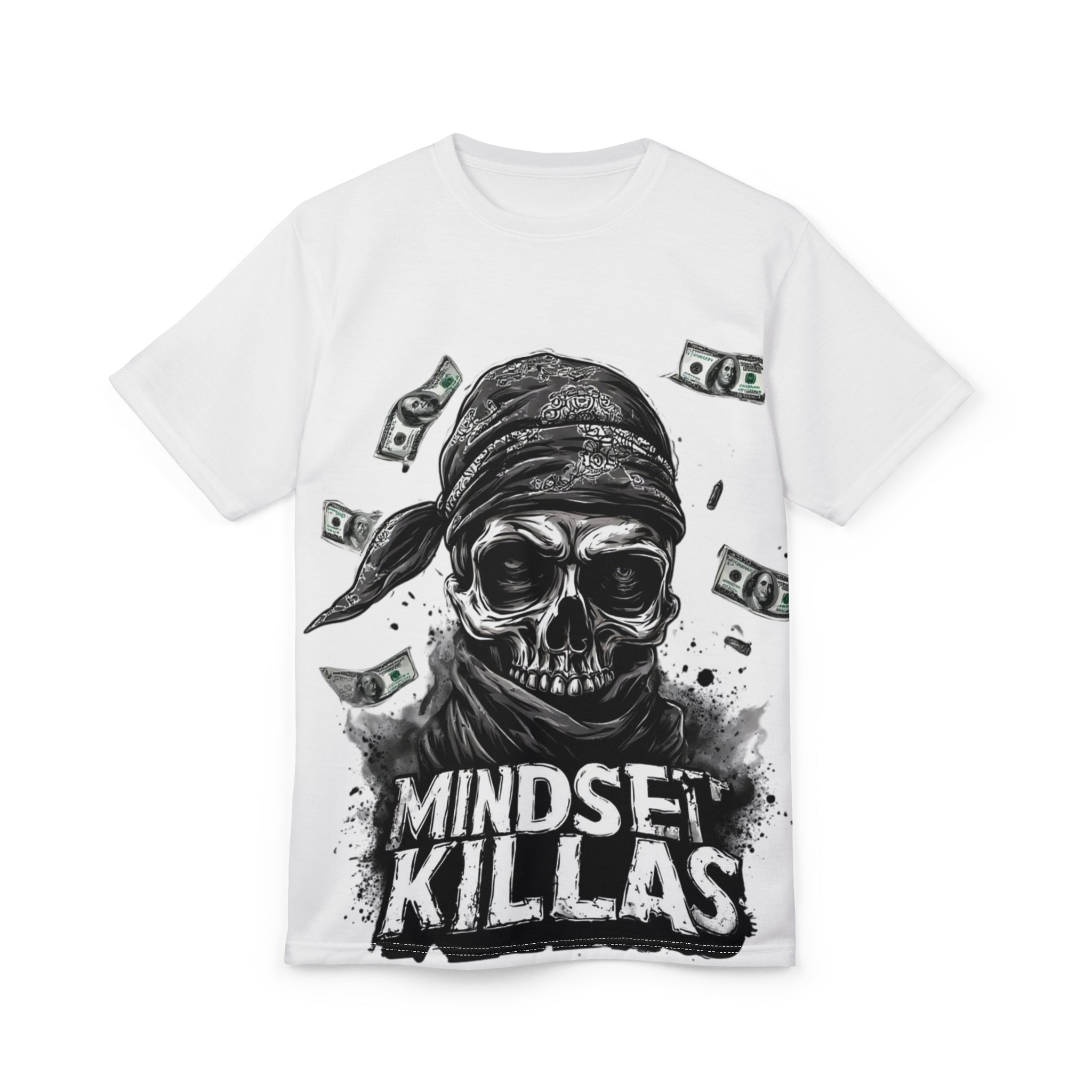 Mindset- Killas Skull Tee — Edgy Skull Graphic T-Shirt