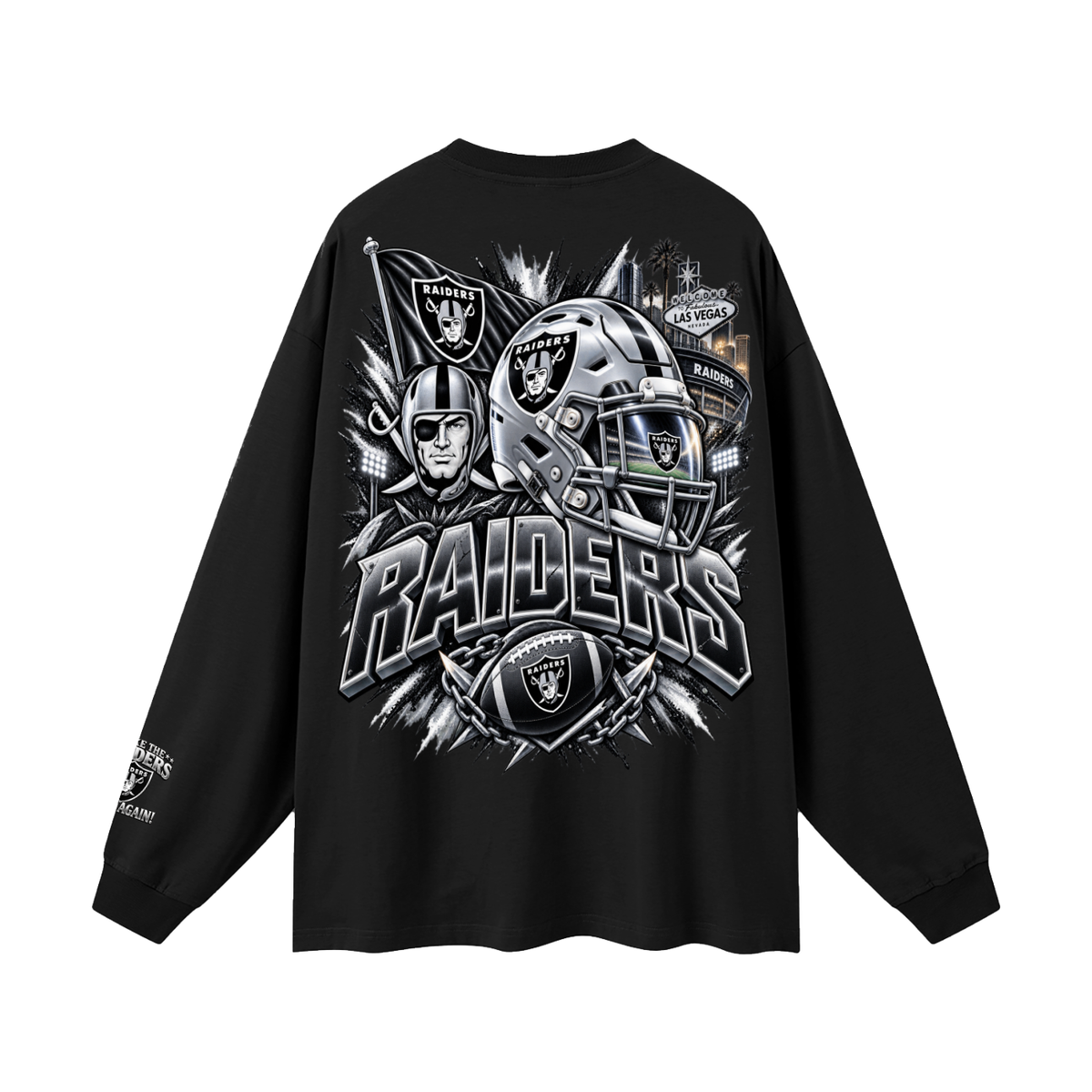 Team-Oversized Unisex Long Sleeve T-Shirt