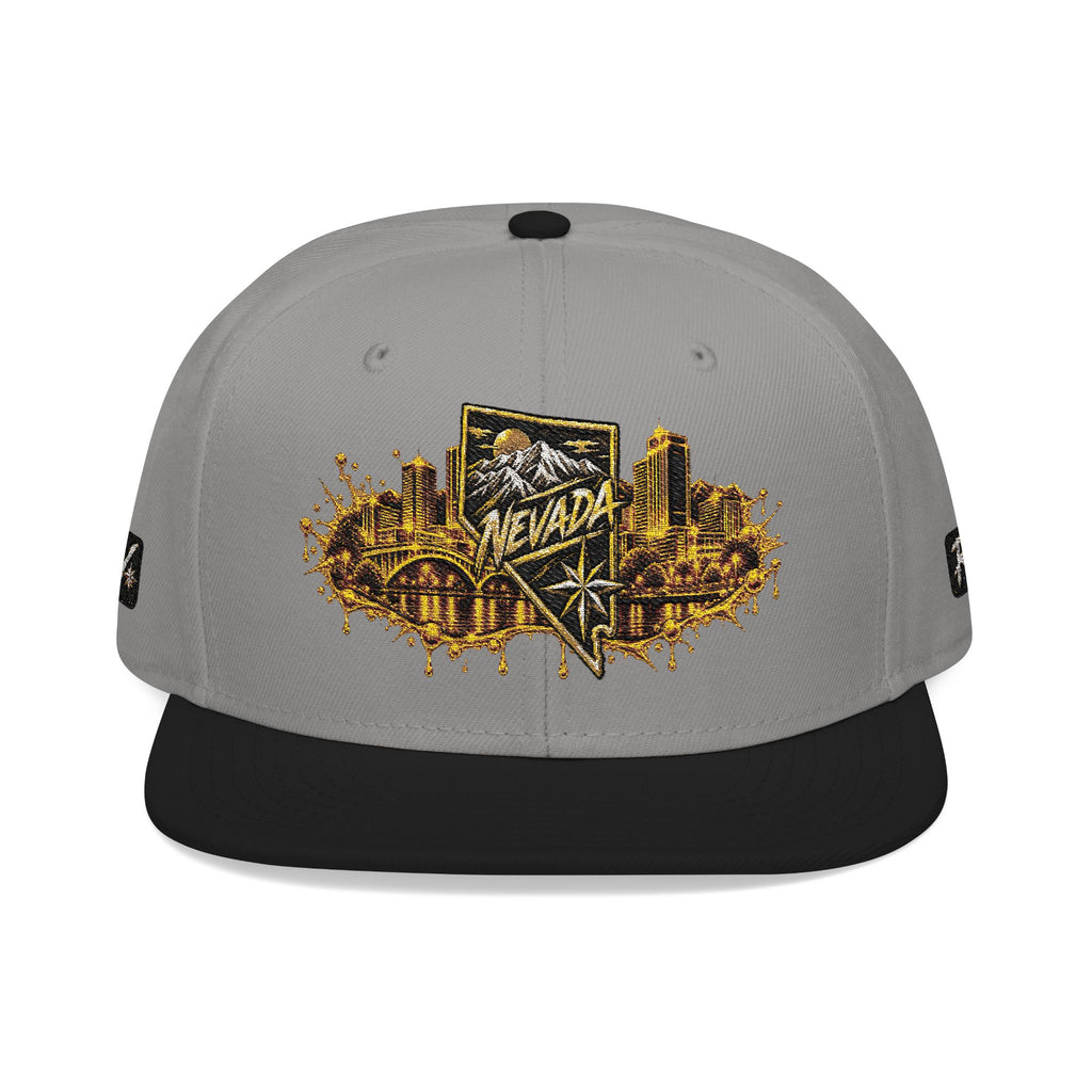 Hat-Embroidered City Gold Snapback Hat