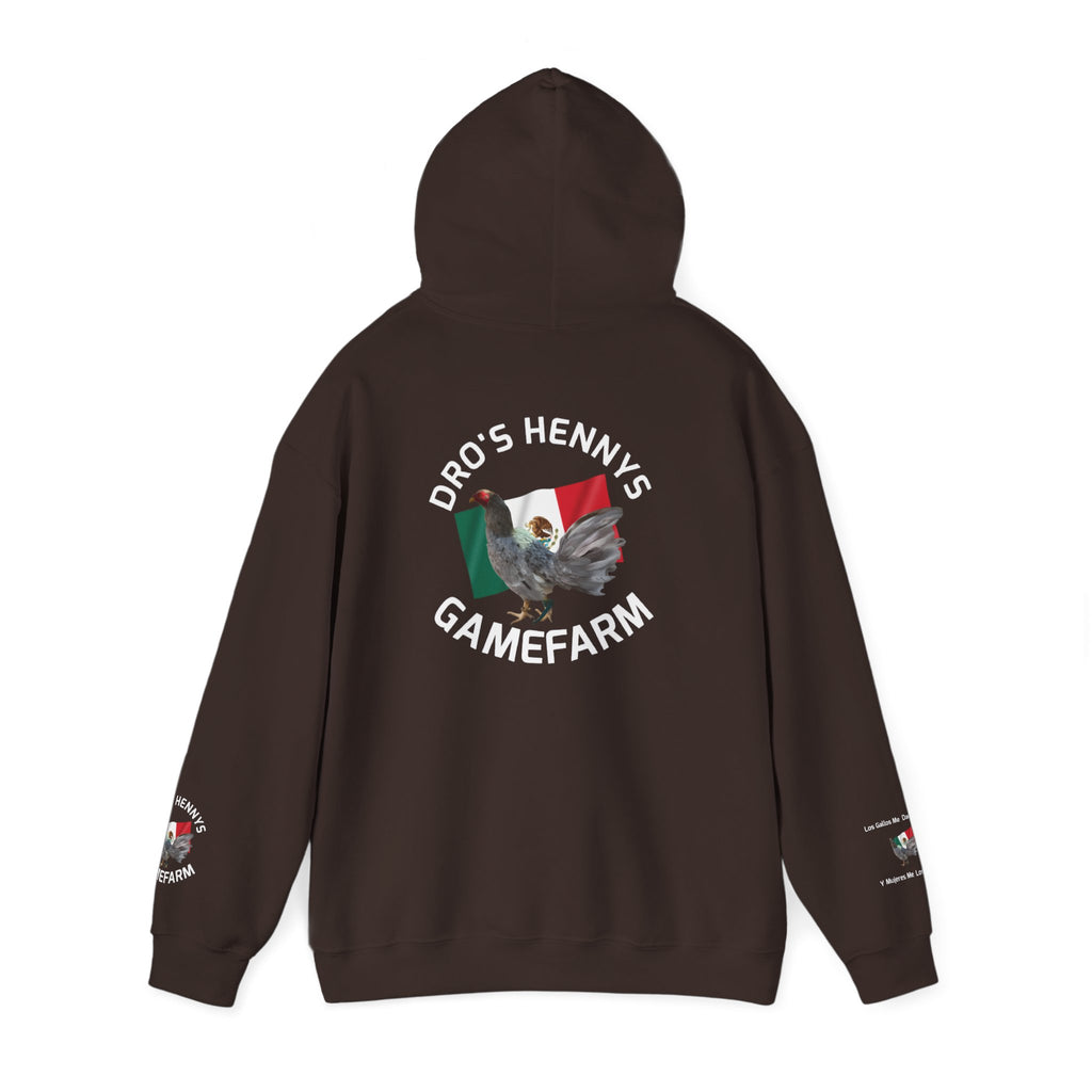Henny-Gamefarm Hoodie — Dro's Kenny's Logo Sweatshirt (Mexican Flag)