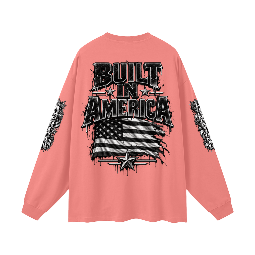 FBA-Oversized Unisex Long Sleeve T-Shirt