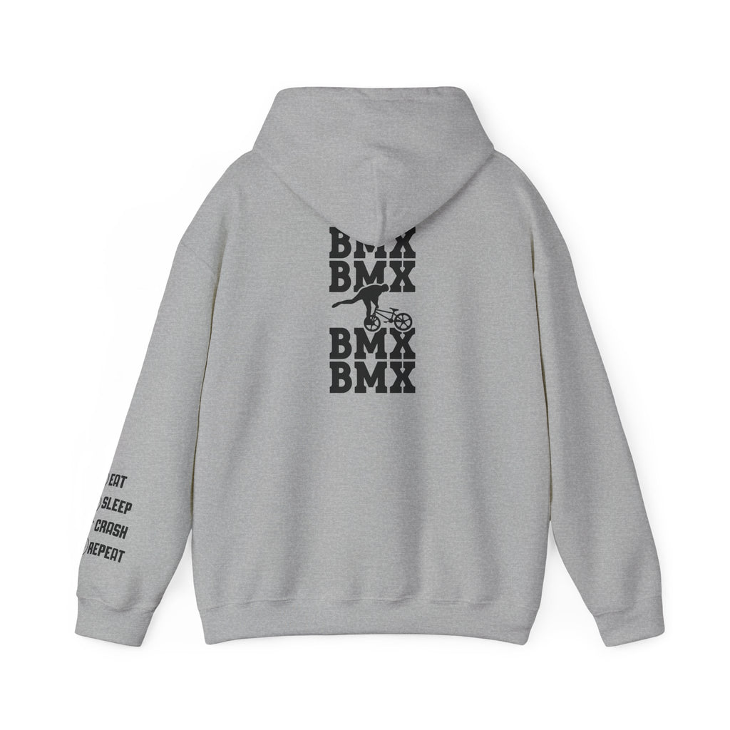 Rad-BMX Rider Hoodie — BMX Stunt Silhouettes Pullover for Riders & Fans