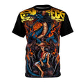 Anime-Dragon & Pirate Graphic Tee — Bold Anime-Inspired All-Over Print