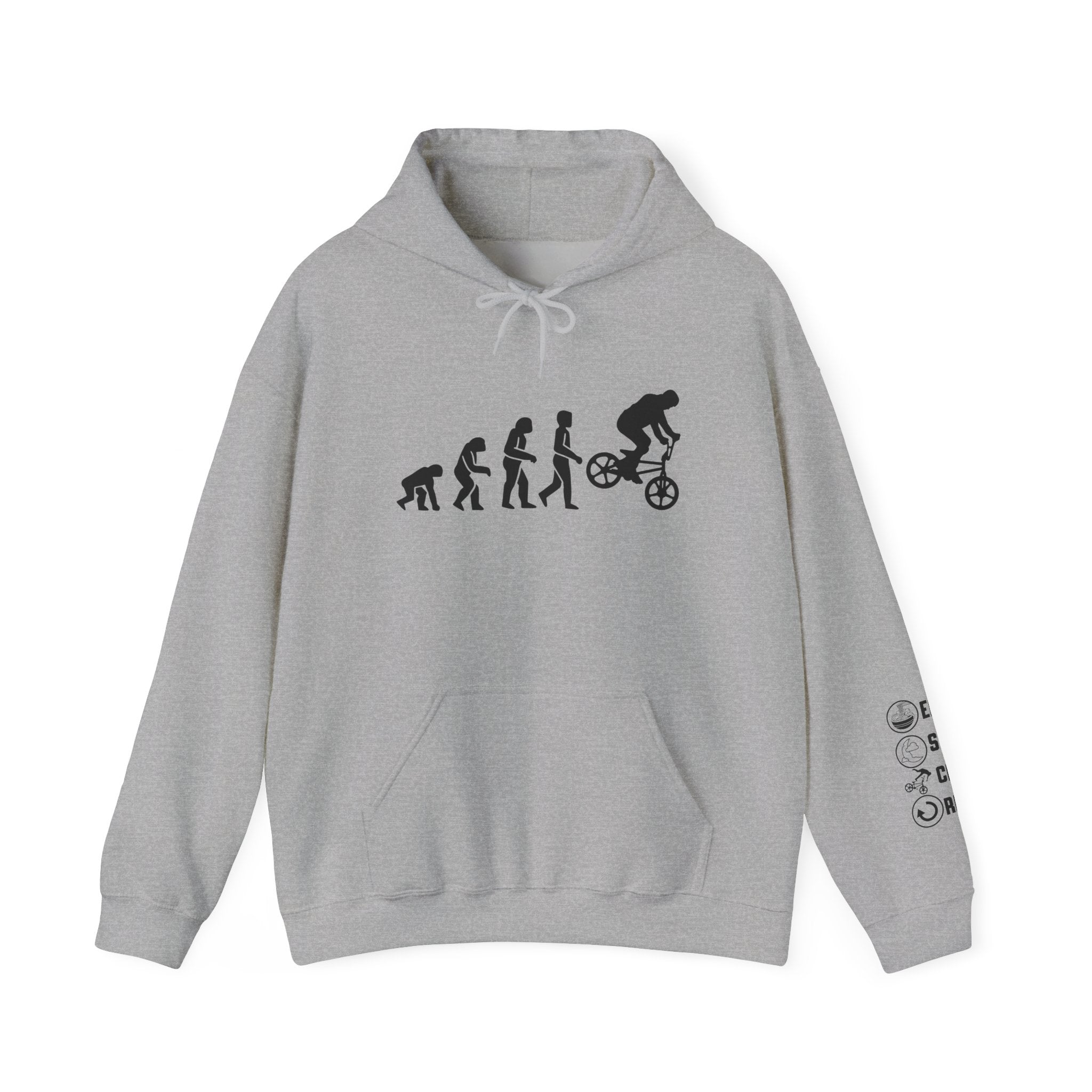 Rad-BMX Evolution Hoodie — BMX Rider Pullover for Cyclists & Streetwear