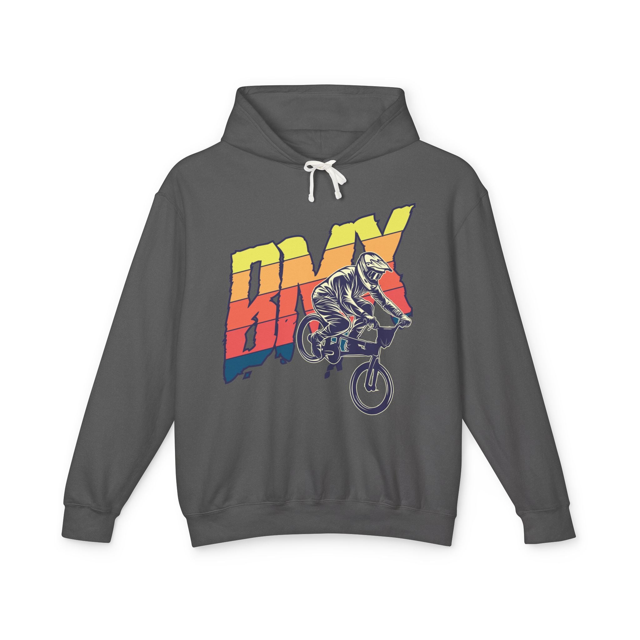 Rad- BMX Vintage Rider Hoodie — Retro BMX Sweatshirt for Cyclists & Fans