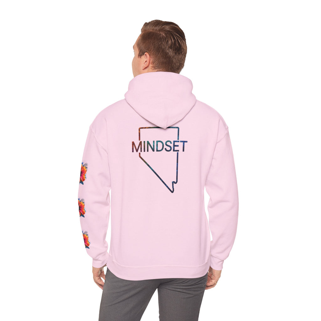 Tiff-Mindset Nevada Floral Hoodie — ‘Dream Believe’ Graphic Pullover