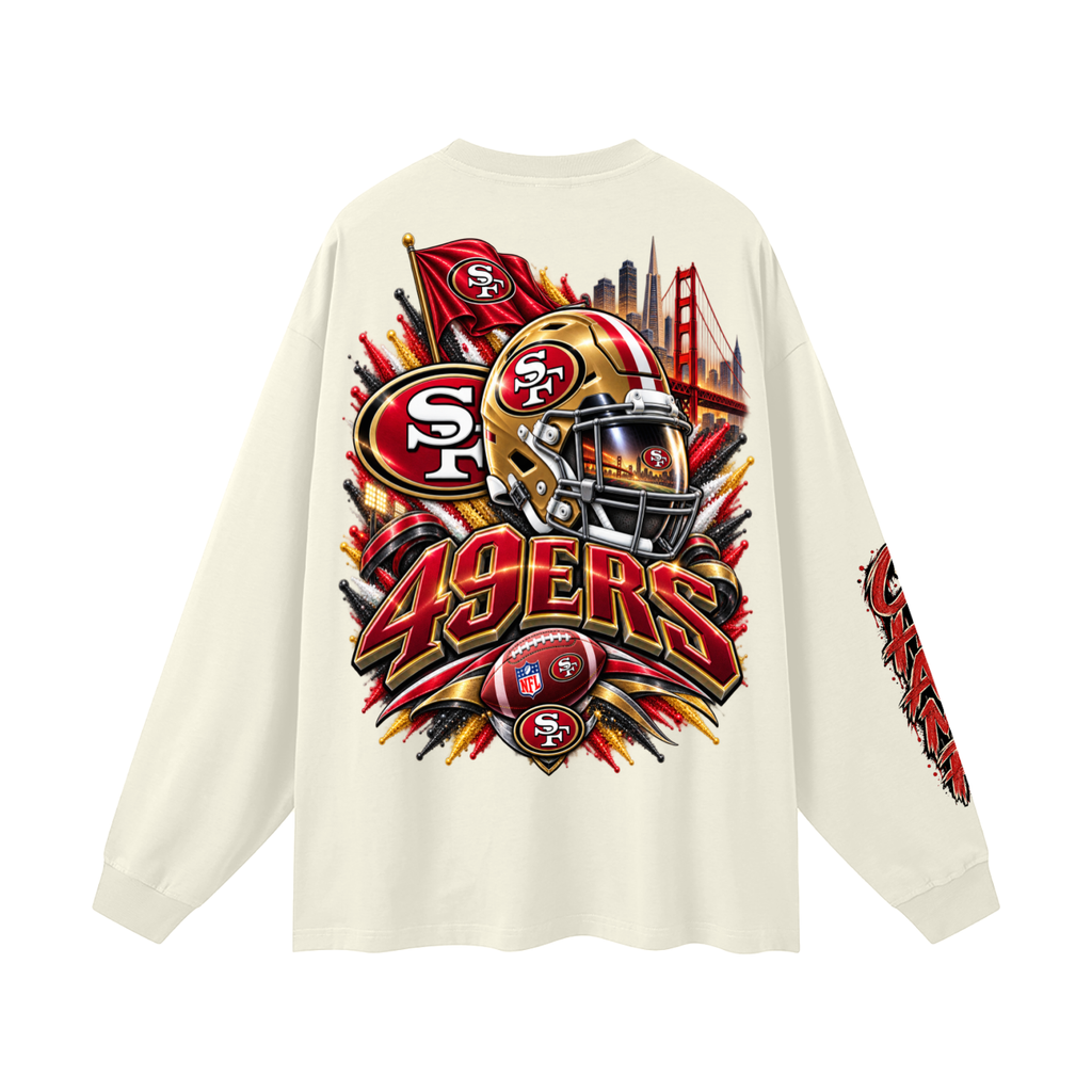 Team-Oversized Unisex Long Sleeve T-Shirt