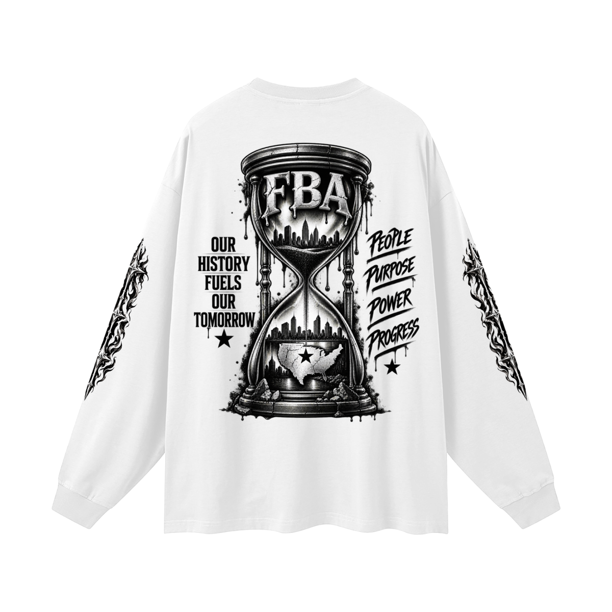 FBA-Oversized Unisex Long Sleeve T-Shirt