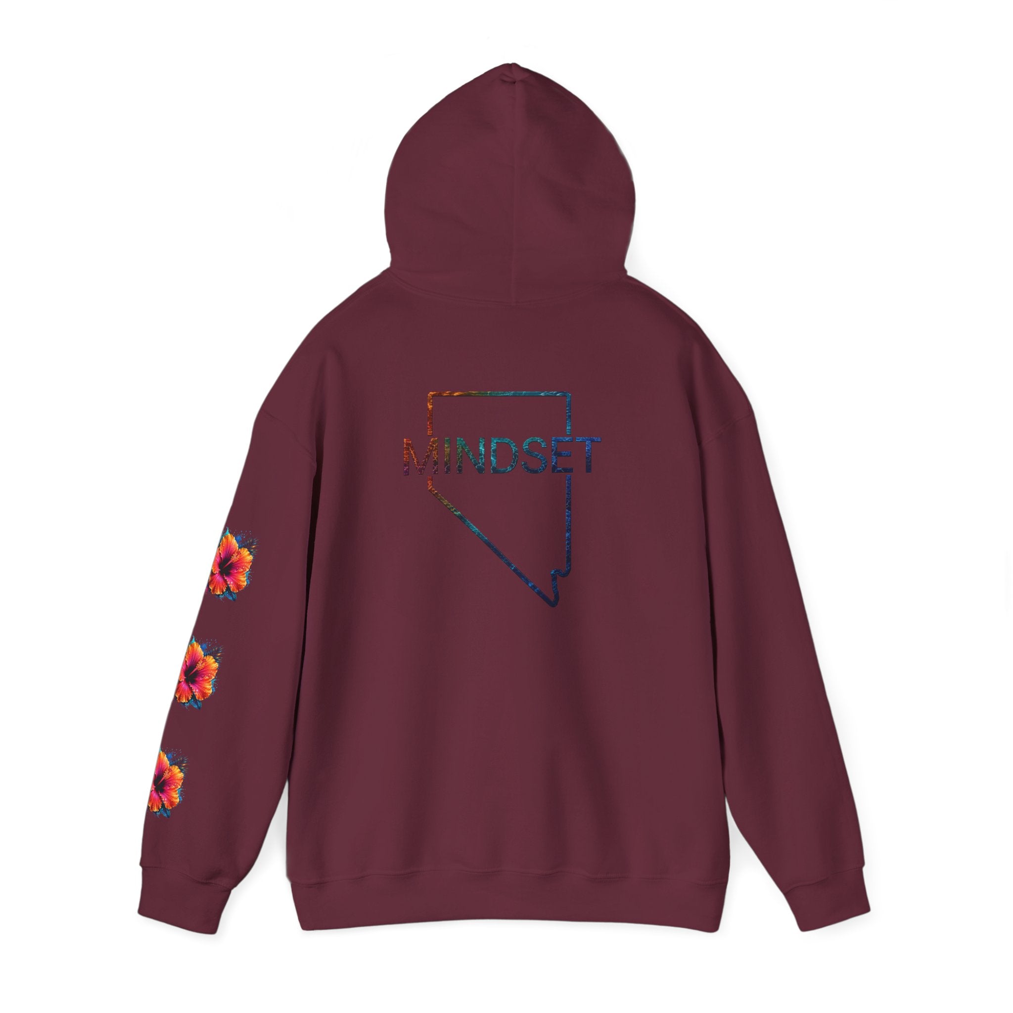 Tiff-Mindset Nevada Floral Hoodie — ‘Dream Believe’ Graphic Pullover