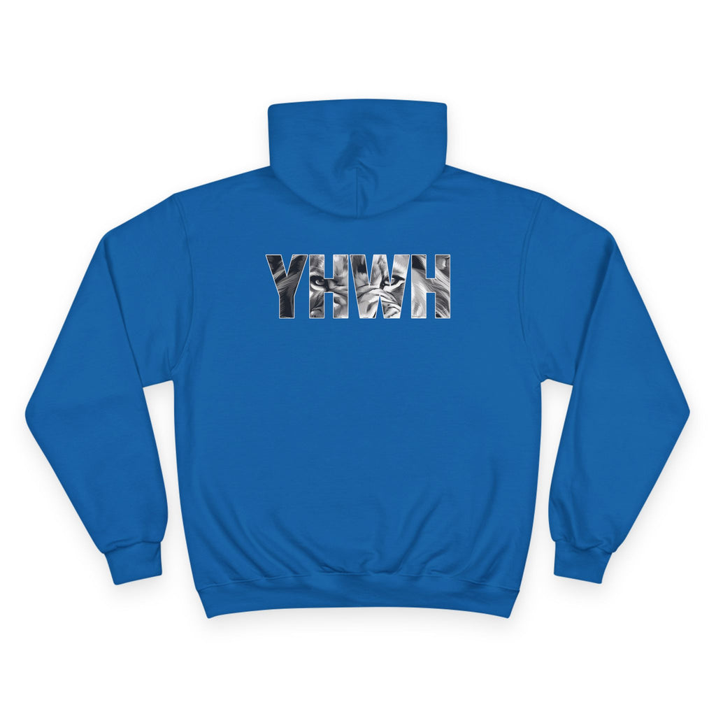 Variety-Rastafarian Lion Hoodie — Lion of Judah Design with Rasta Flag & YHWH Back Print