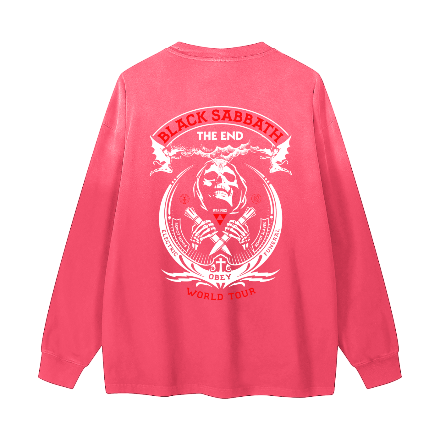 Gradient Washed Long Sleeve T-Shirt