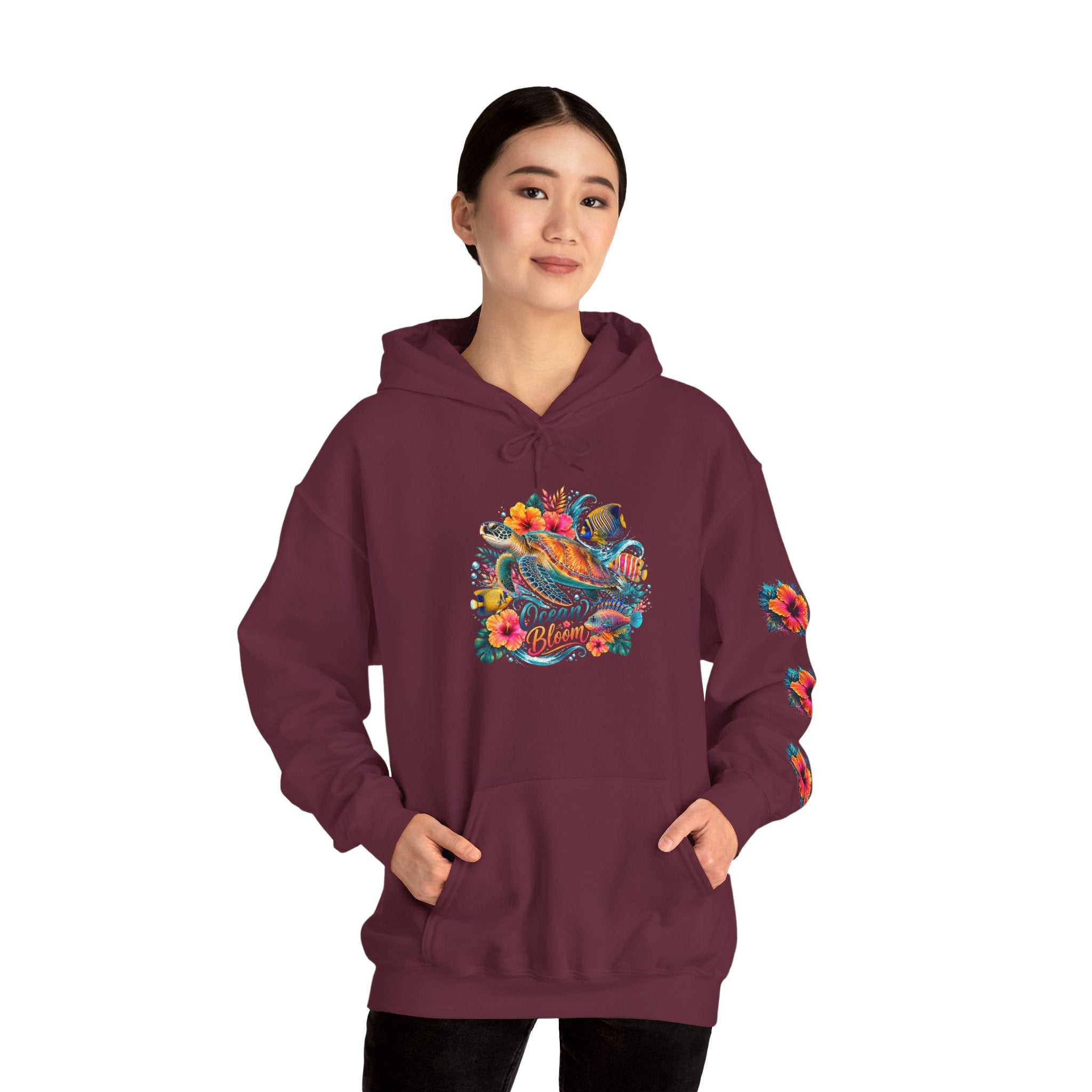 Tiff-Mindset Nevada Floral Hoodie — ‘Dream Believe’ Graphic Pullover