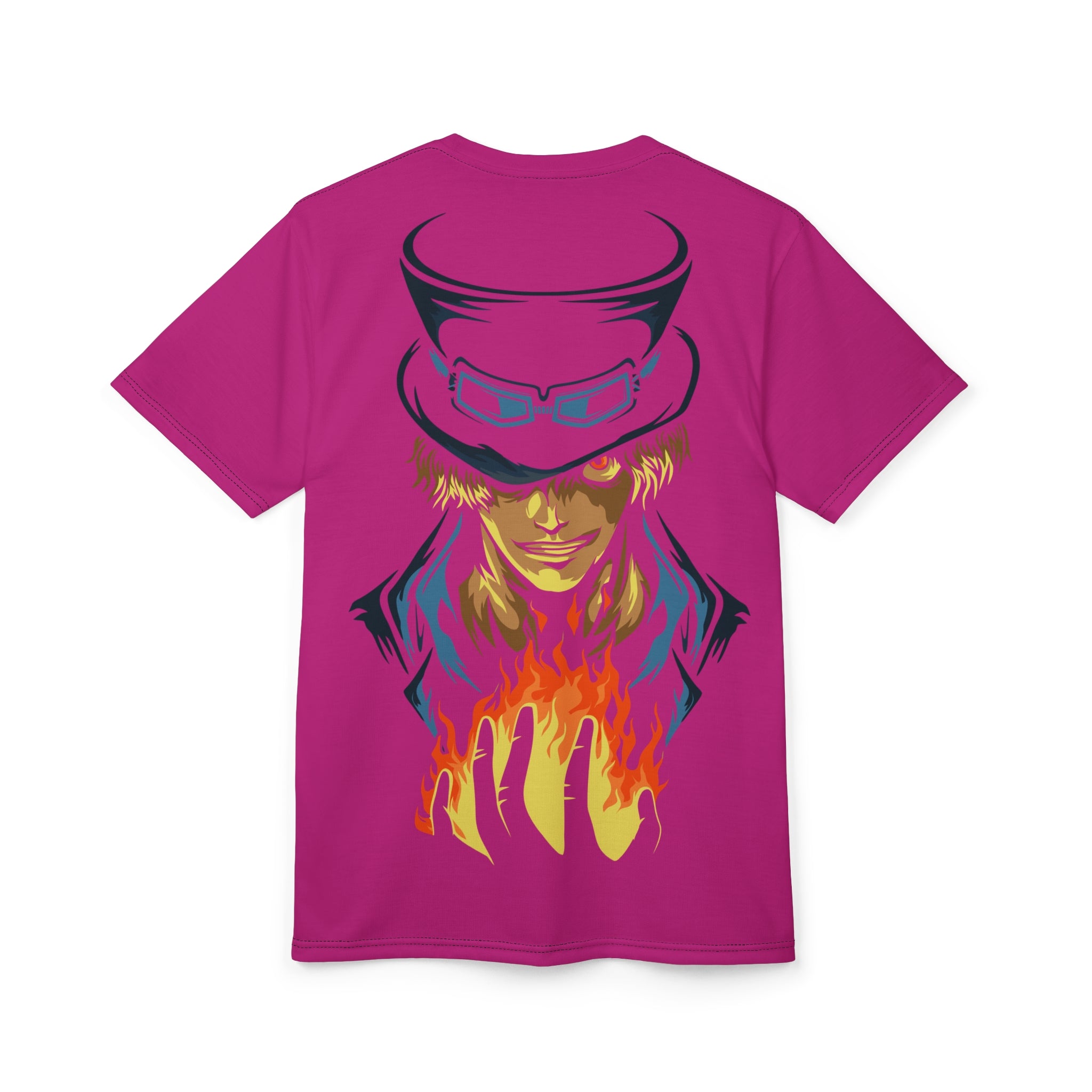 Anime-Flame Graphic Tee — Bold Fiery Anime-Inspired Shirt