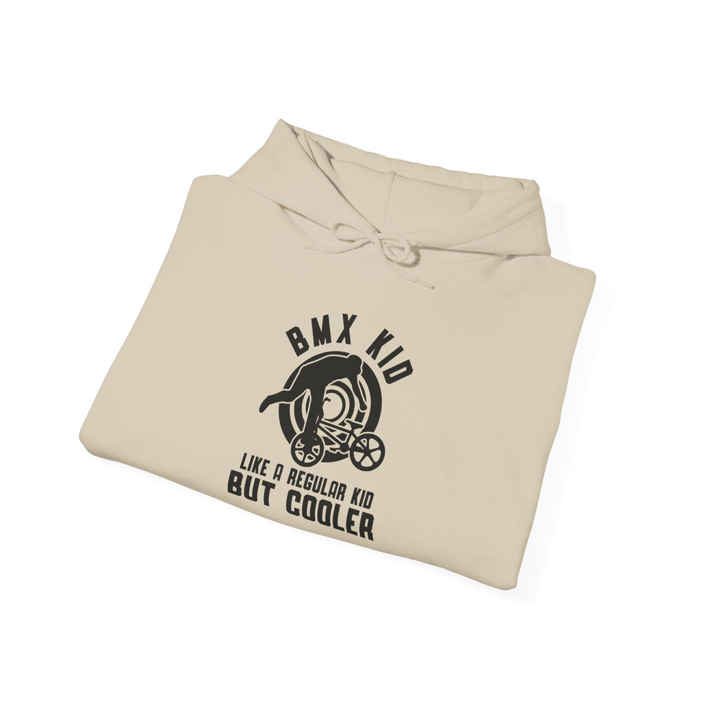 Rad-BMX Kid Hoodie — "Like a Regular Kid But Cooler" Youth BMX Pullover