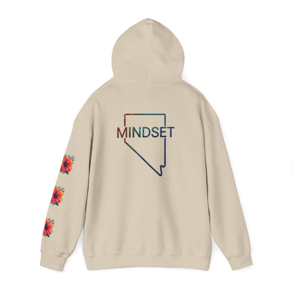 Tiff-Mindset Nevada Floral Hoodie — ‘Dream Believe’ Graphic Pullover