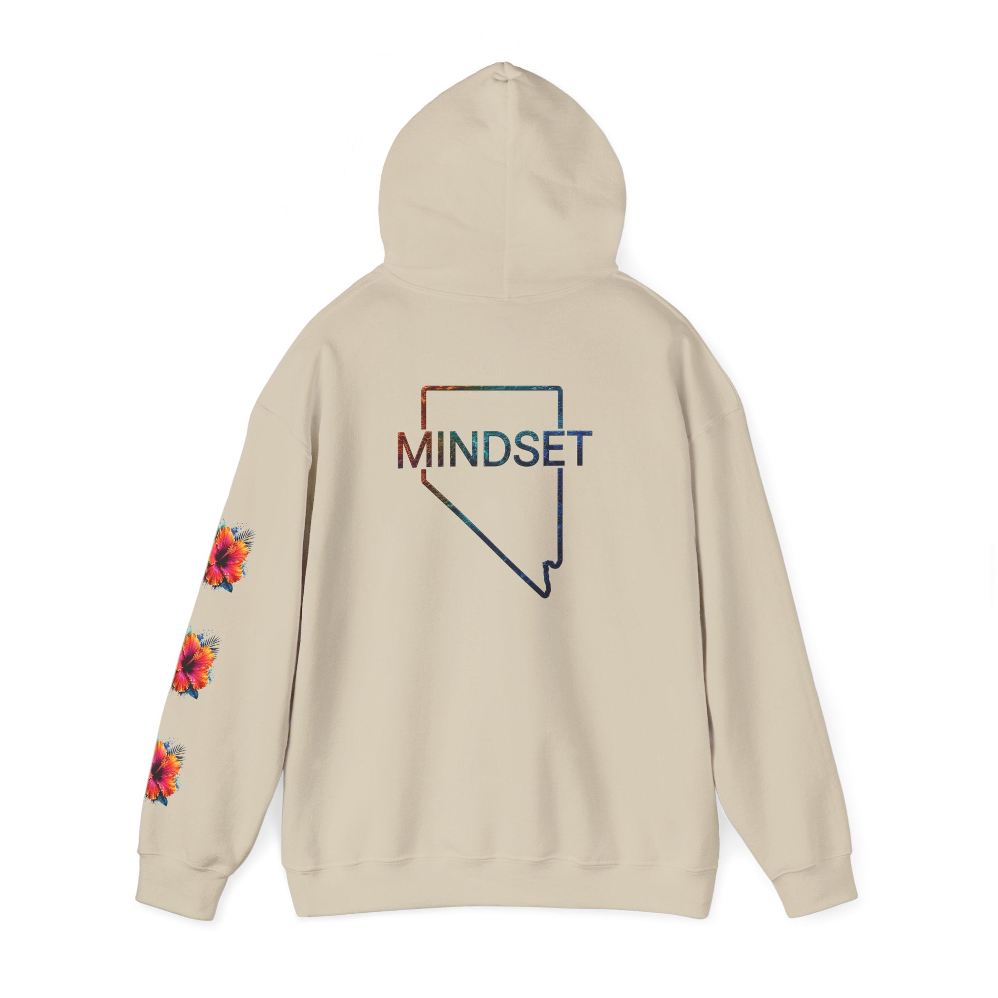 Tiff-Mindset Nevada Floral Hoodie — ‘Dream Believe’ Graphic Pullover