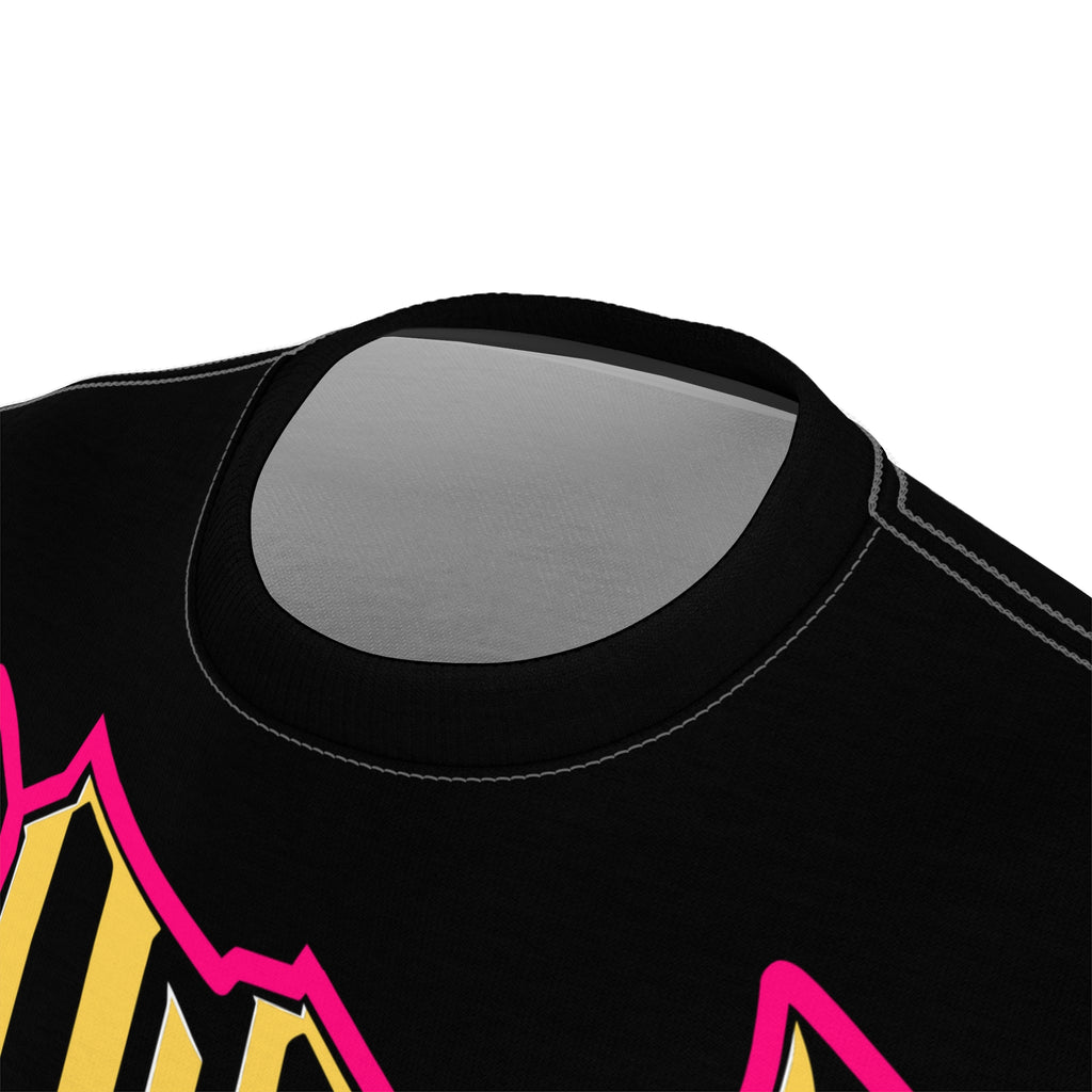 Dragon-Golden Warrior Graphic Tee — Bold Anime Villain All-Over Print