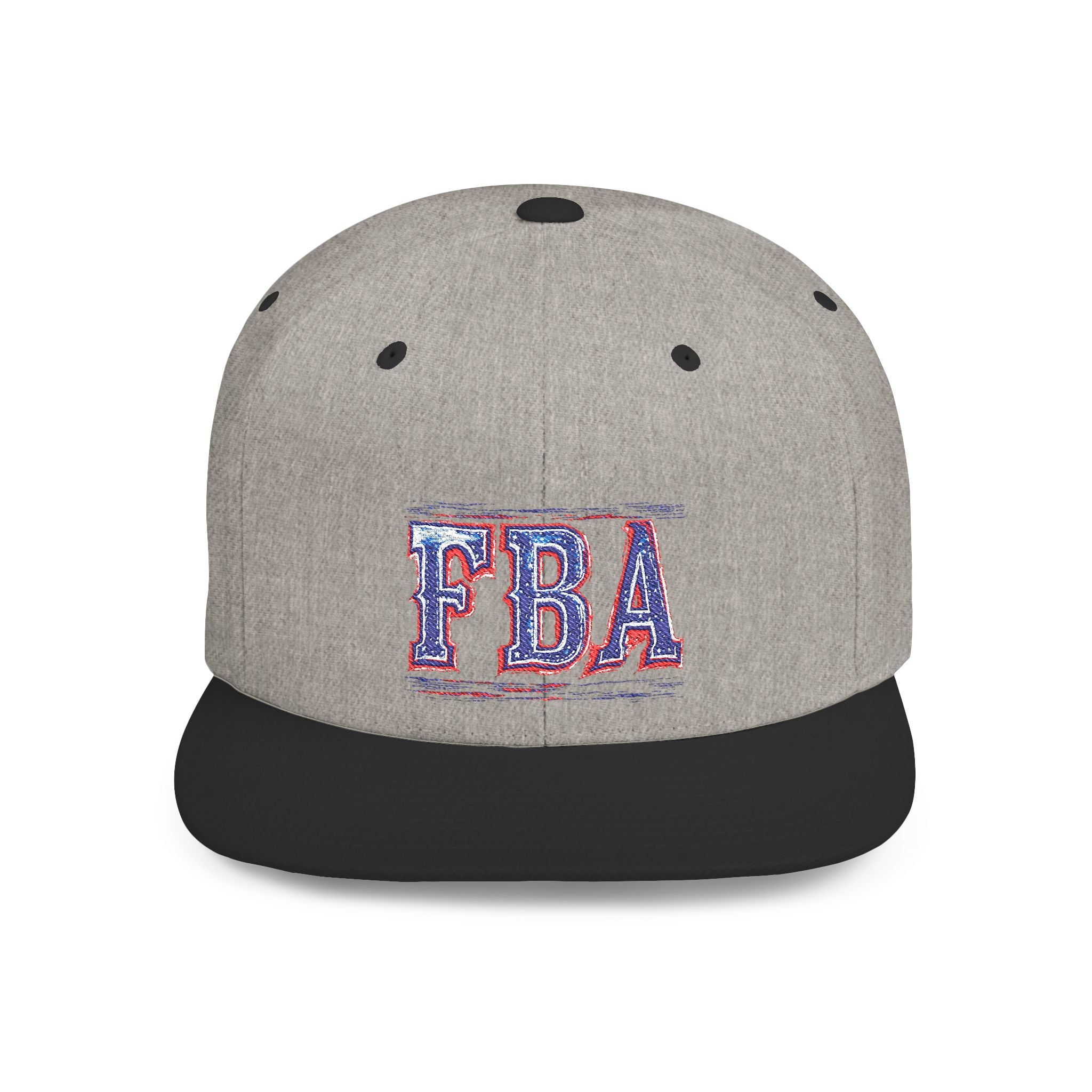FBA- Distressed Patch Snapback Hat