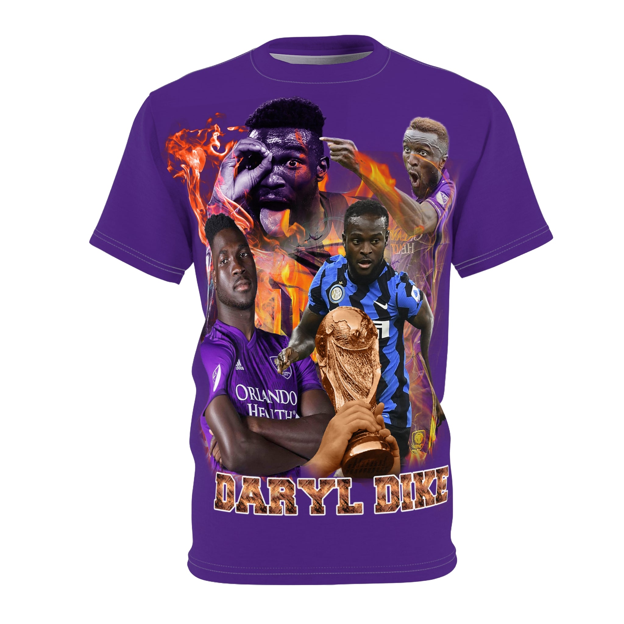 Team-Daryl Dike Soccer Tribute Tee — All-Over Print Fan Jersey