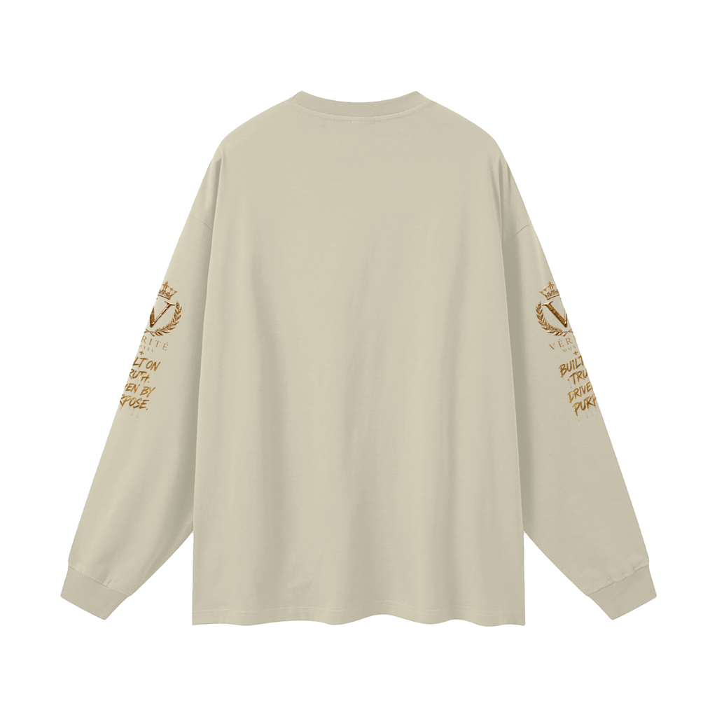 7NV-VERITE-Oversized Unisex Long Sleeve T-Shirt