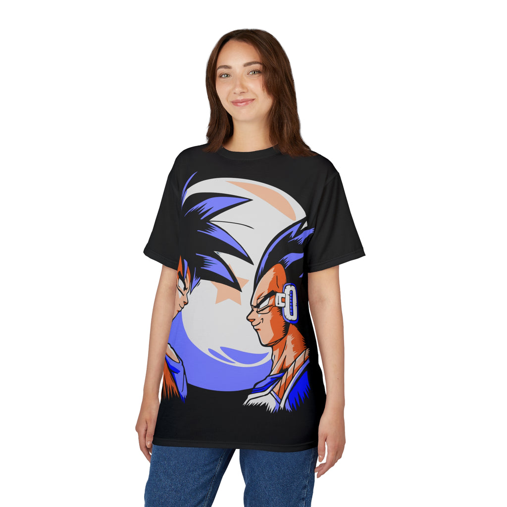 Dragon- Duel Anime Tee — Goku vs Vegeta Graphic T-Shirt