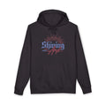 Hoodie-Shining Angel — Vintage Cherub Graphic Pullover