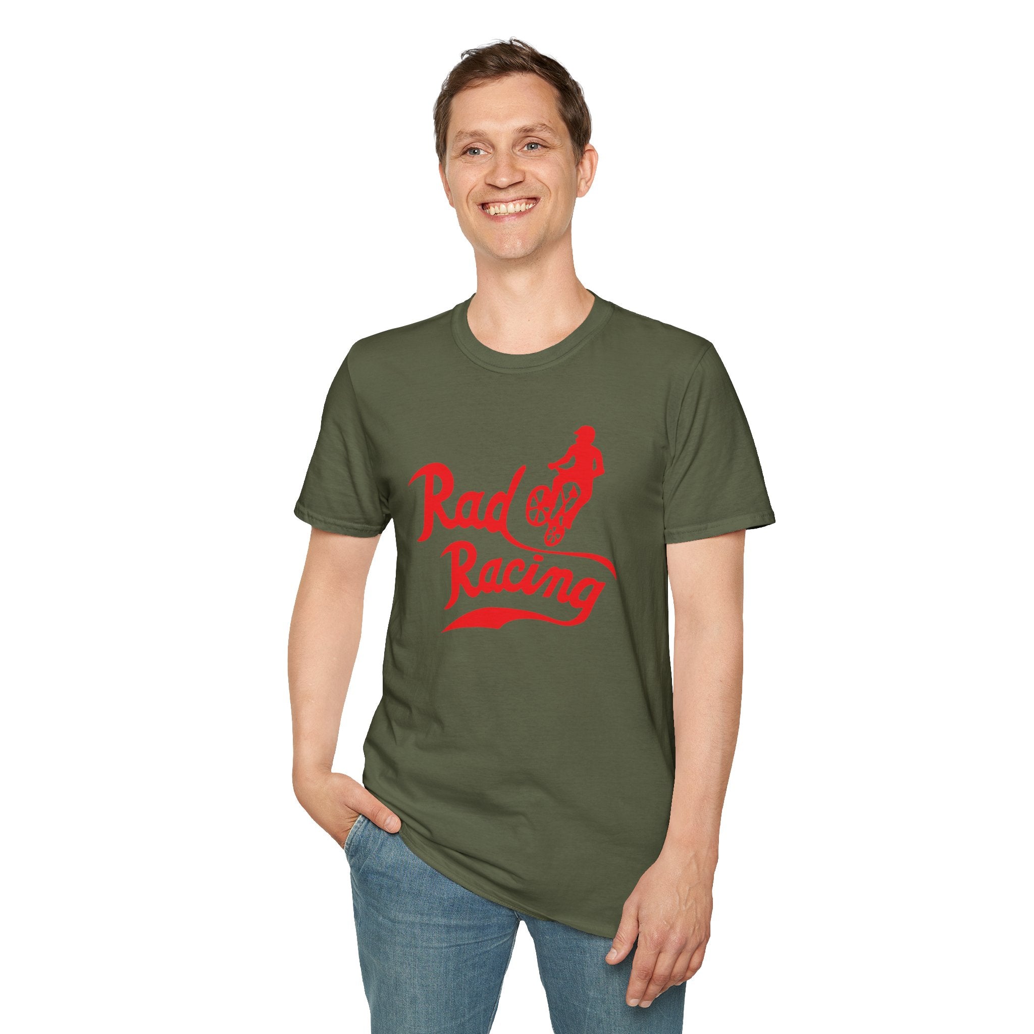 Rad- Racing T-Shirt — Vintage BMX & Motocross Graphic Tee