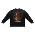 Sunfade Hand-Frayed Faux Two-Piece T-Shirt