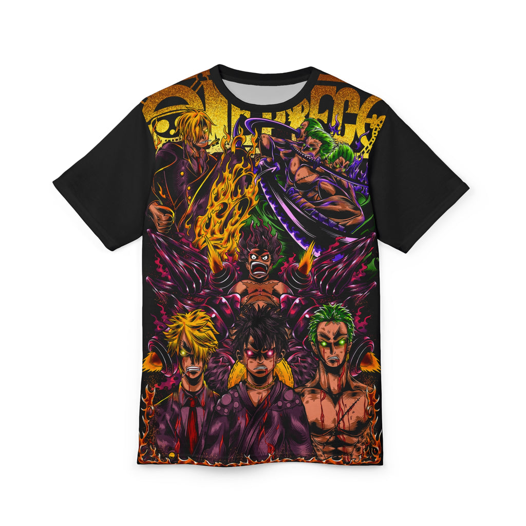 Anime- Pirate Crew All-Over Print Tee — Bold All-Over Graphic Shirt