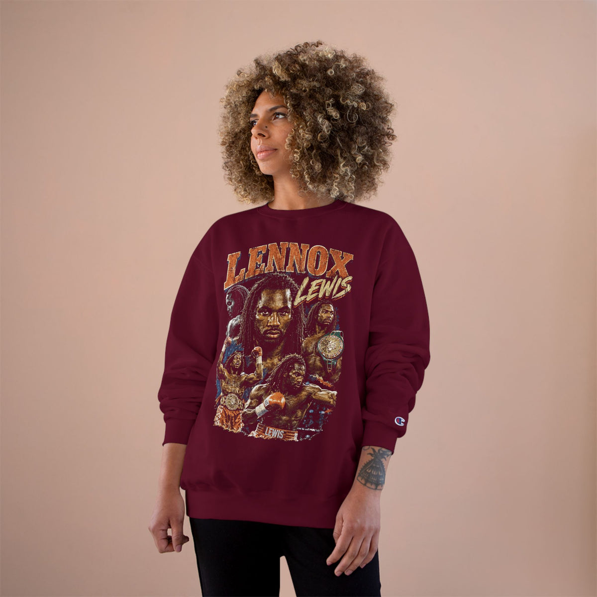 Retro Champion Tribute- Vintage Boxing Champion Sweatshirt