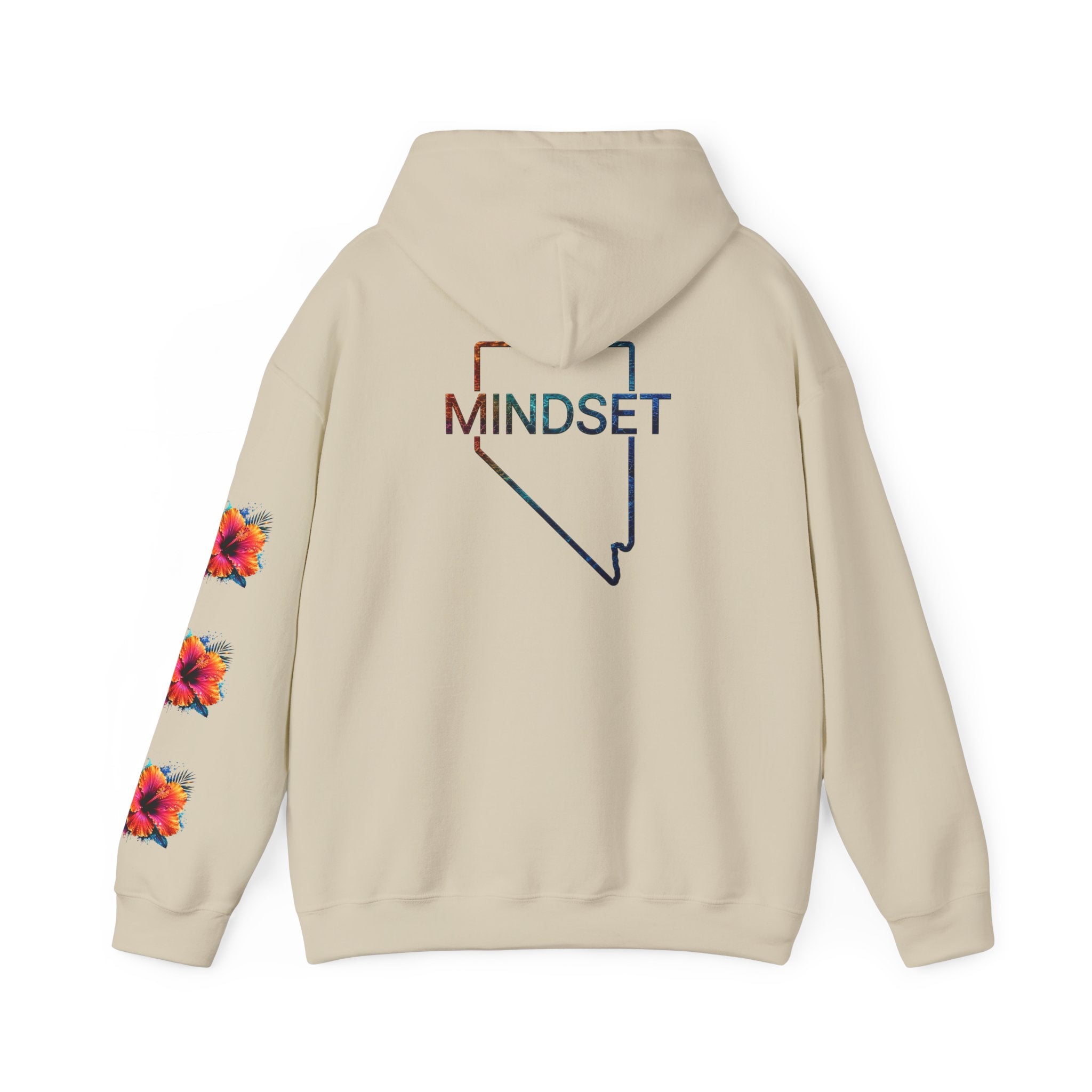 Tiff-Mindset Nevada Floral Hoodie — ‘Dream Believe’ Graphic Pullover