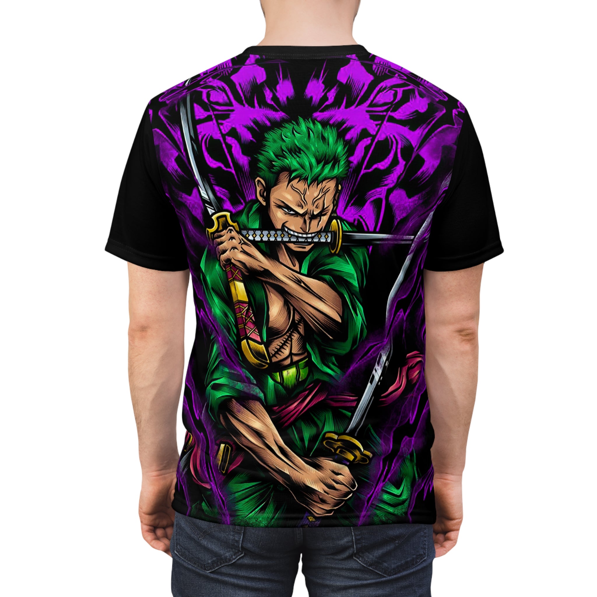 Anime- Pirate Captain Graphic Tee — All-Over Print
