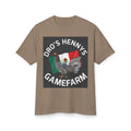Henny-Gamefarm Hen T‑Shirt — "Dro's Henny's Gamefarm" Mexican Flag Poultry Tee