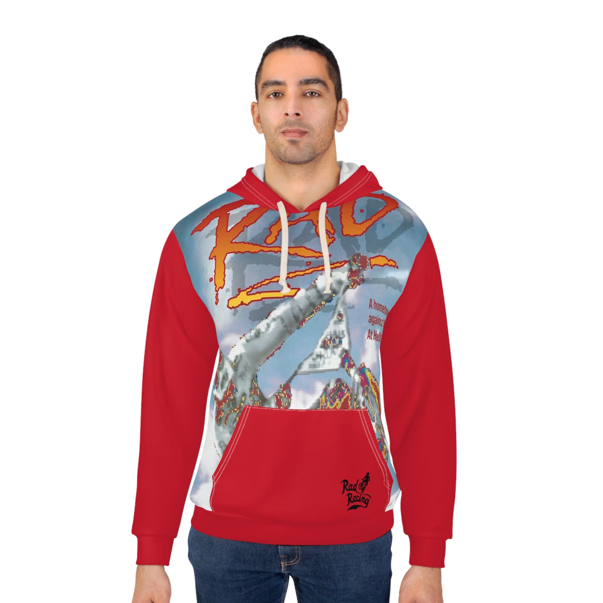 Rad- Hoodie — Retro 80s Graphic Pullover