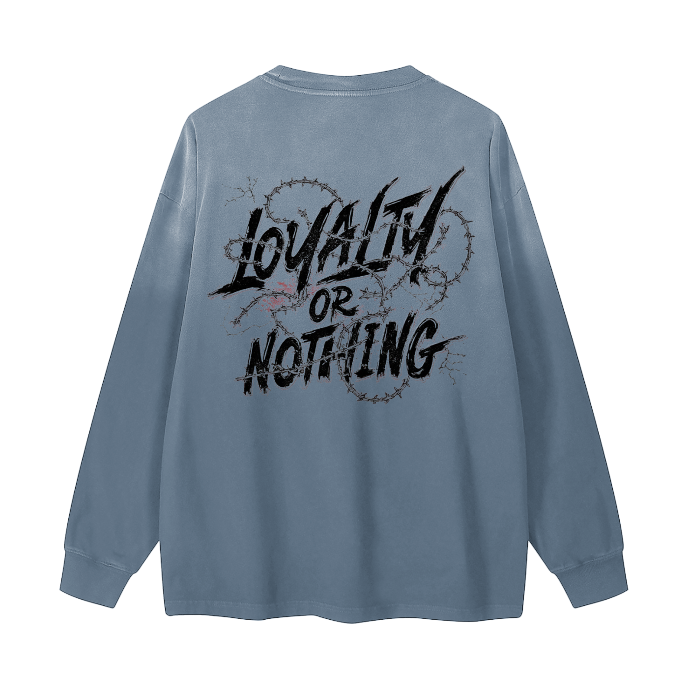 Gradient Washed Long Sleeve T-Shirt