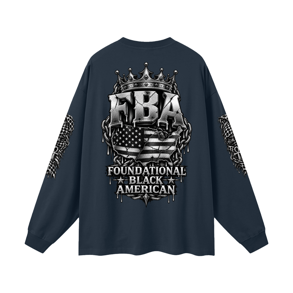 FBA-Oversized Unisex Long Sleeve T-Shirt