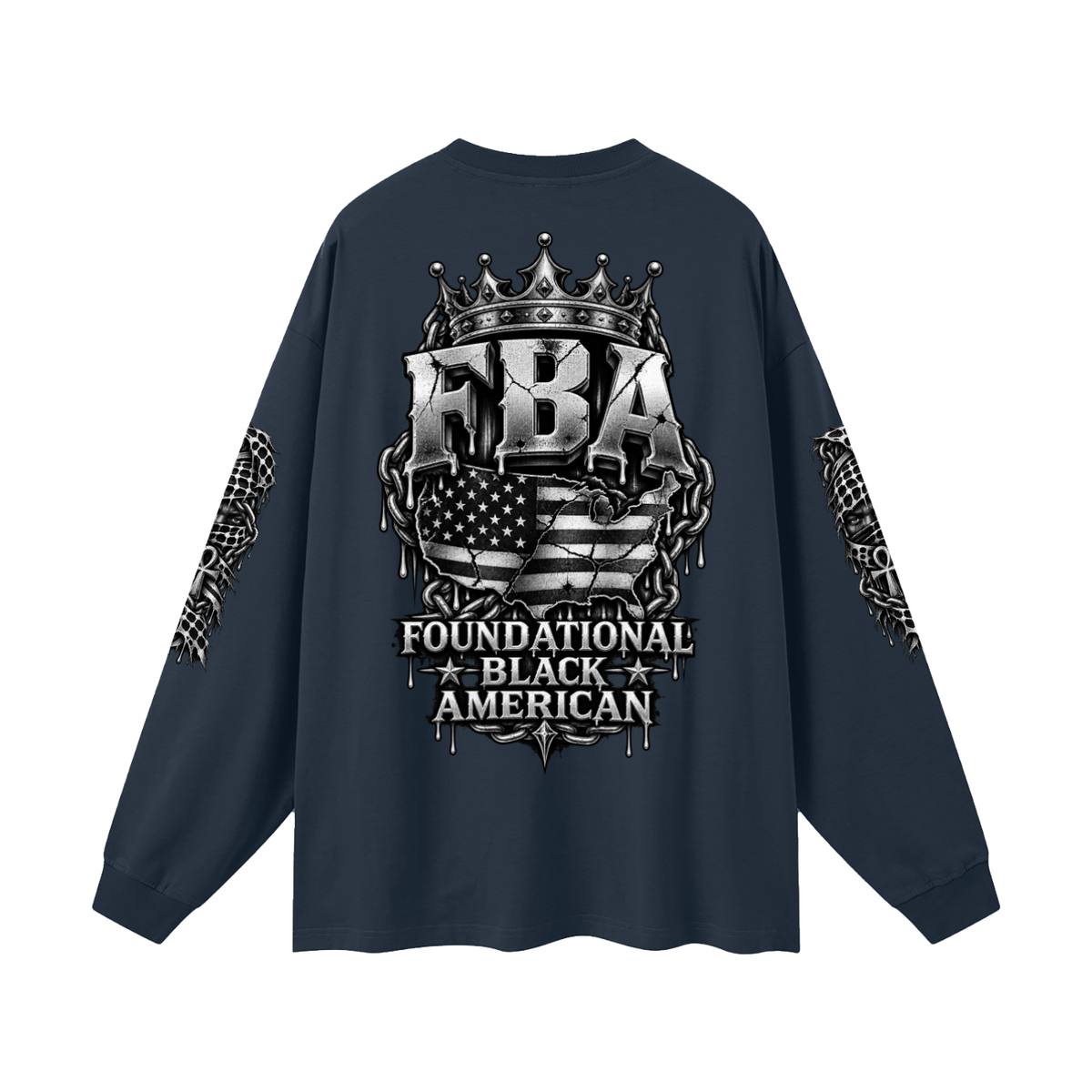 FBA-Oversized Unisex Long Sleeve T-Shirt