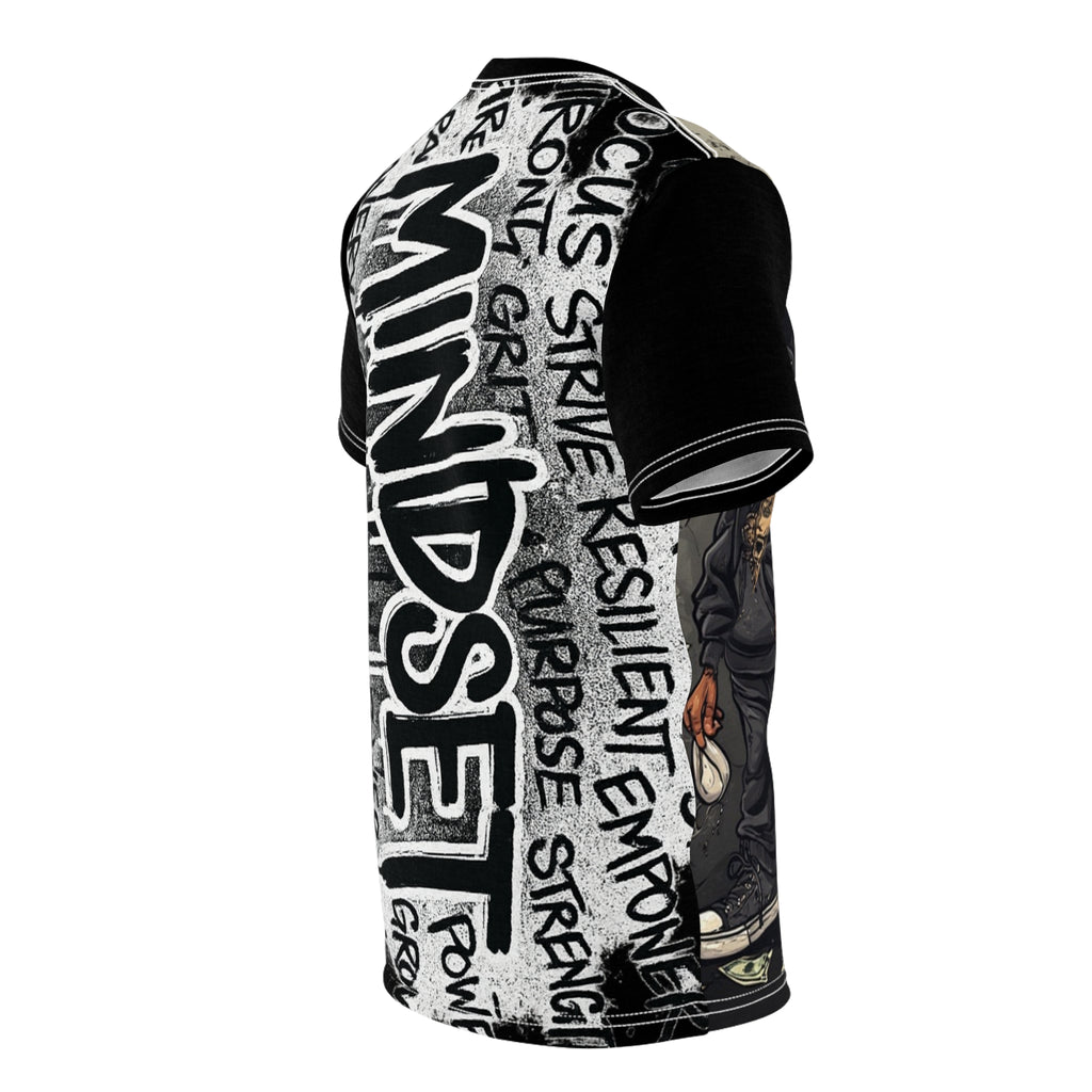 Mindset- Hip-Hop Duo Graphic Tee — Streetwear Cartoon Rappers All-Over Print