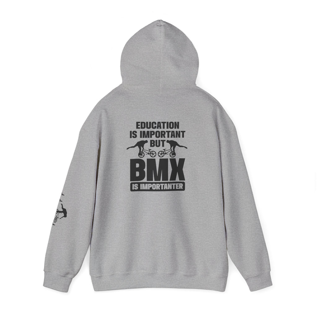 Rad-BMX Is Importanter Hoodie — Funny BMX Rider Sweatshirt