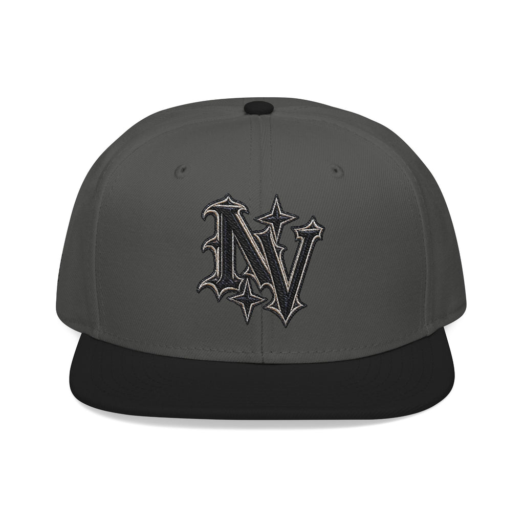 Hat-Embroidered V Diamond Snapback Hat — Streetwear Baseball Cap