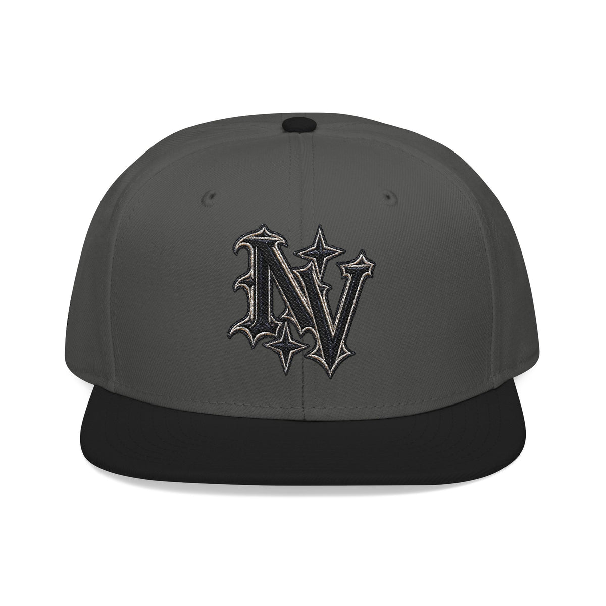 Hat-Embroidered V Diamond Snapback Hat — Streetwear Baseball Cap